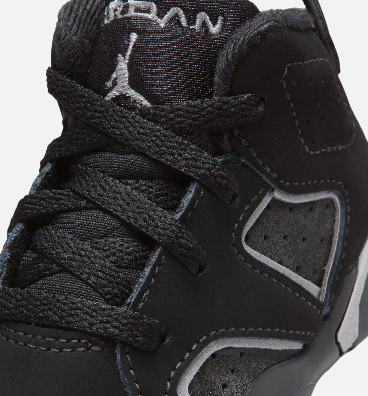 Air Jordan 6 Cap & Gown Infant/Toddler Sneakers - Black/Reflective Silver