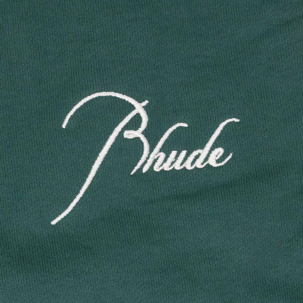 GREEN TERRY SWEATPANTS