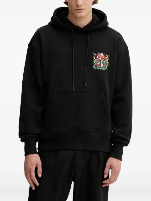 MSGM mushroom-patch hoodie