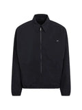 Prada logo-plaque zip-up jacket
