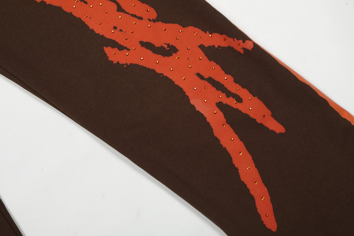 Sp5der Graphic Hoodie & Sweatpants Matching Set